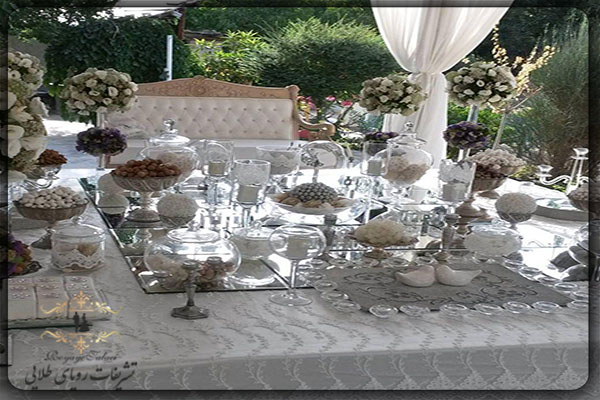 سفره عقد رویای عروس و داماد 